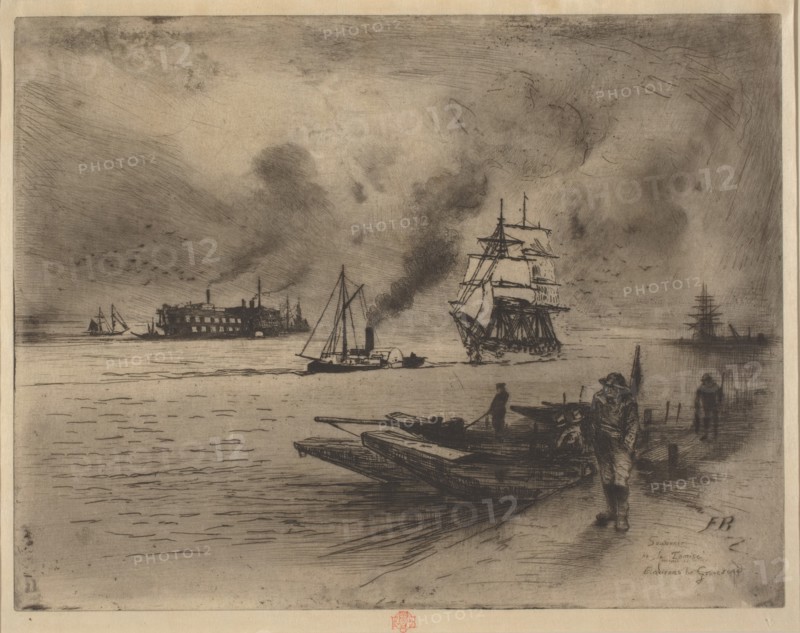 Environs de Gravesend, 1883.