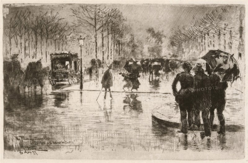 Le retour des artistes (The Return of the Artists), 1877.