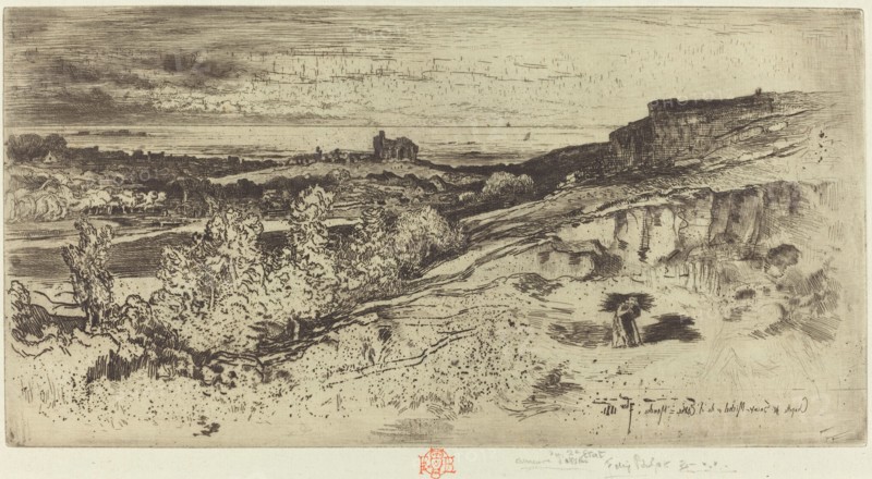 La Chapelle Saint-Michel à l'Estre (The Chapel Saint-Michel at l'Estre), 1881.