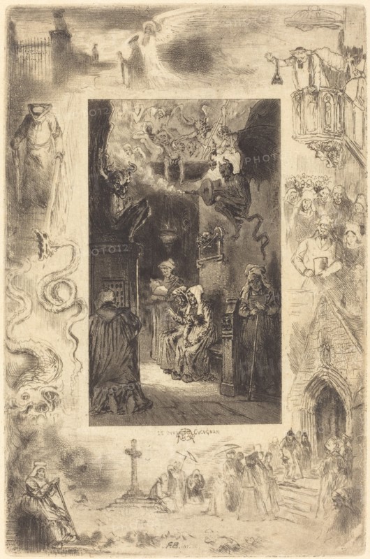 Le Curé de Cucugnan (The Vicar of Cucugnan), c. 1885.