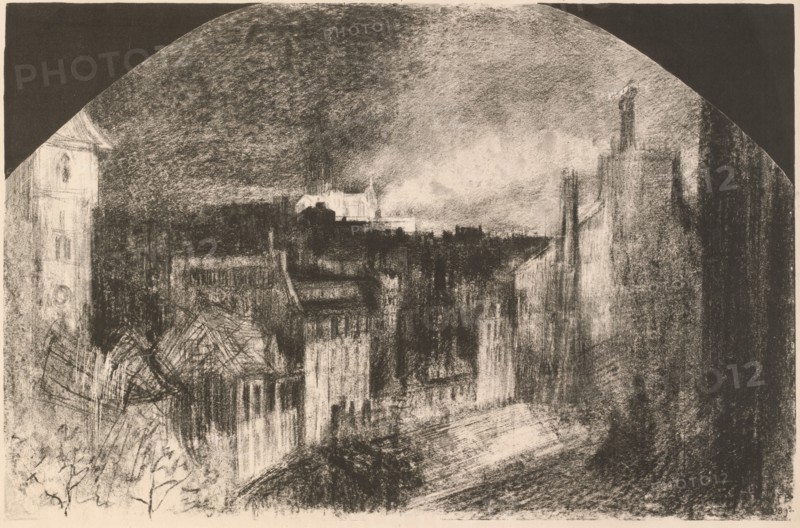 Montmartre le 14 Juillet (Bastille Day in Montmartre), 1892.