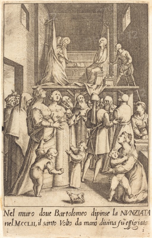 Painting of the Annunciation, 1619.