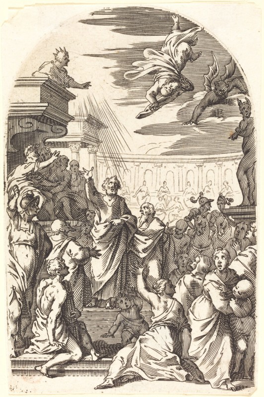 Fall of Simon the Magician, 1608/1611.