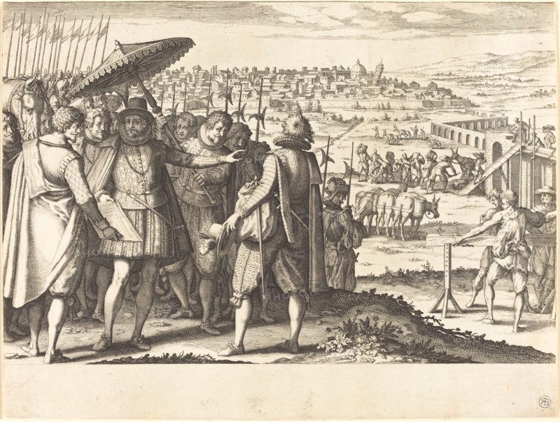 Restoration of the Aqueduct at Pisa, c. 1614.