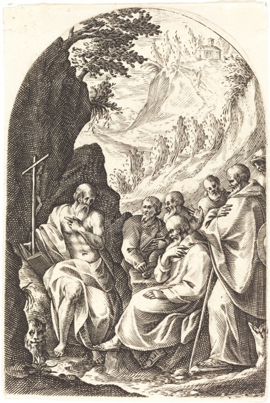 Saint Jerome Instructing his Disciples in the Desert, 1608/1611.