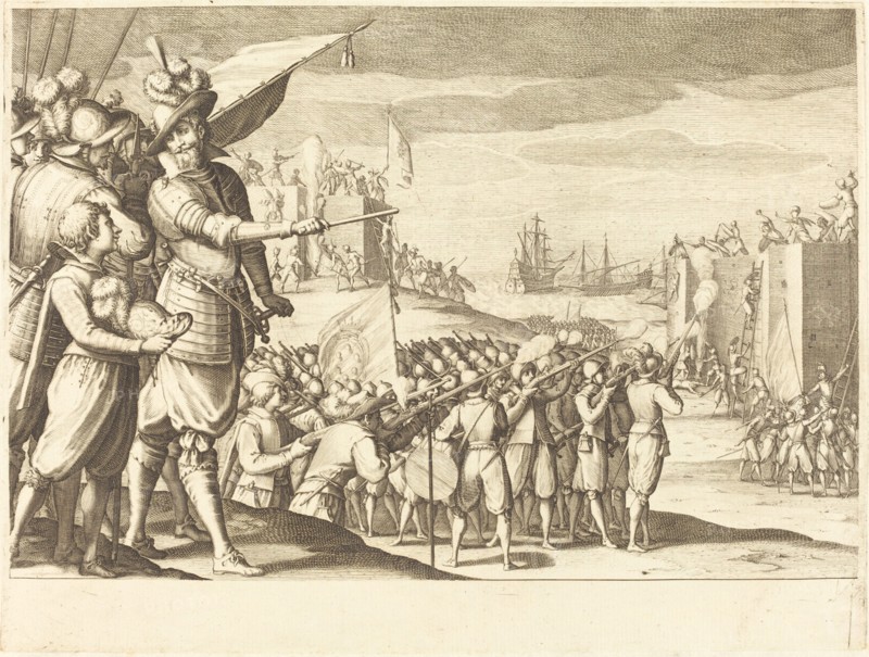 Assault on Two Fortresses, c. 1614.