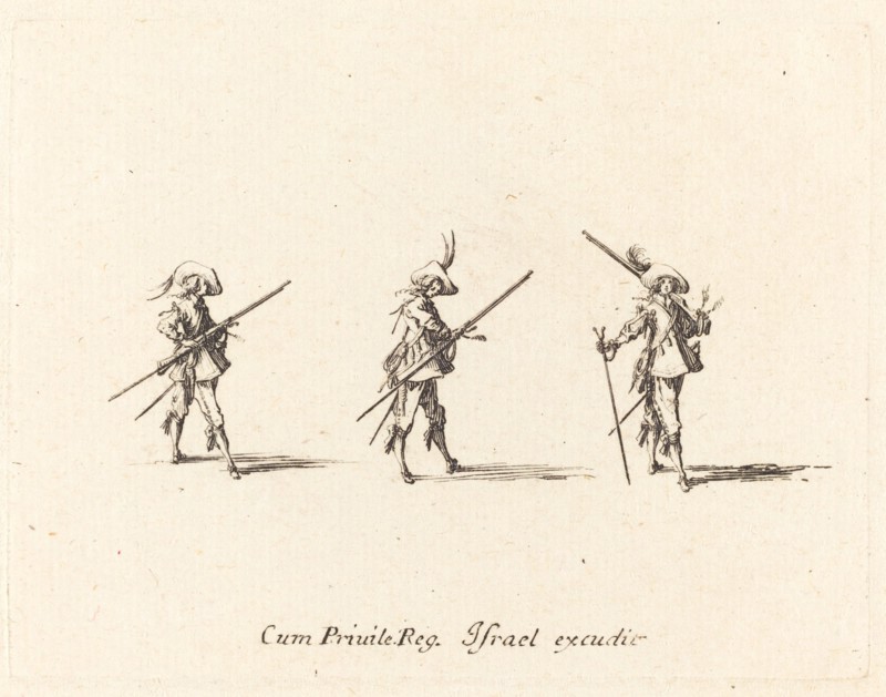 Drill with the Musket, 1634/1635.