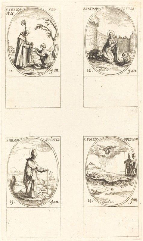 St. Theodosius; St. Tatiana; St. Hilary; St. Felix.