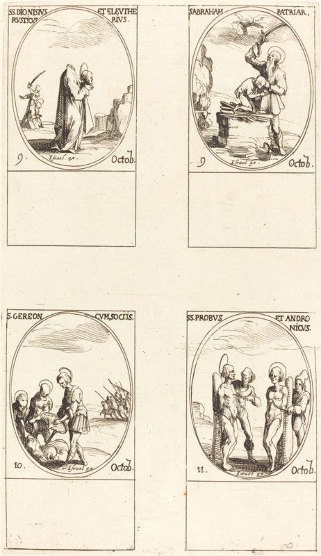 St. Dionysius, Rusticus & Eleutherius; St. Abraham; St. Gereon & Companions; Sts. Pro.