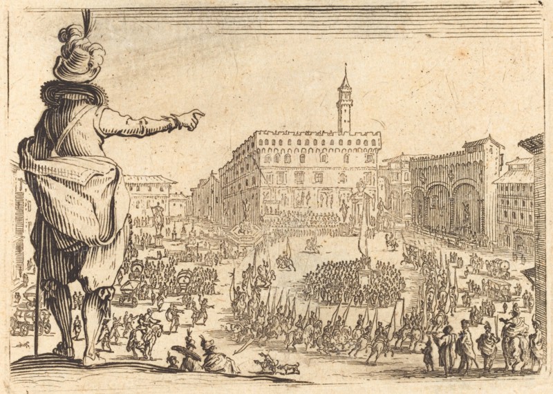 Piazza della Signoria, Florence, c. 1622.