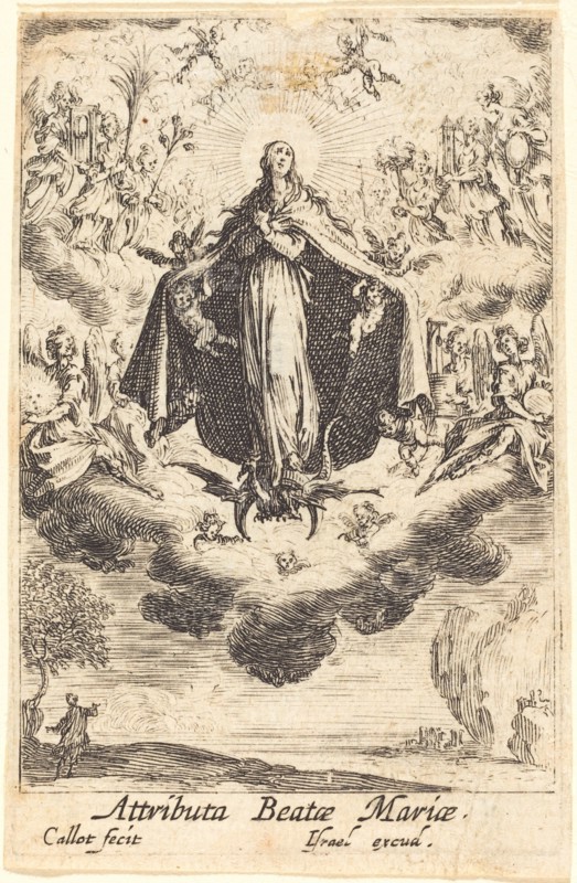 Attributes of the Virgin, in or after 1630.