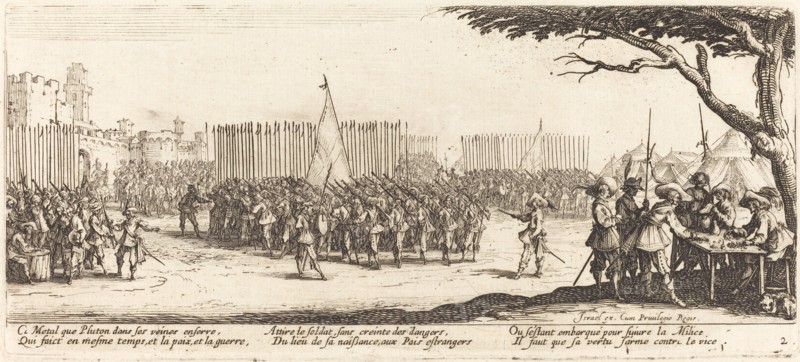 Recruitment of Troops, c. 1633.