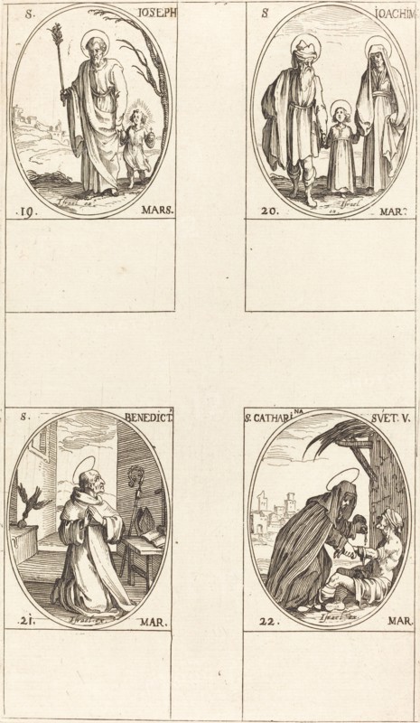 St. Joseph; St. Joachim; St. Benedict, Abbot; St. Catharine of Sweden.