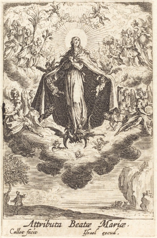 Attributes of the Virgin, in or after 1630.