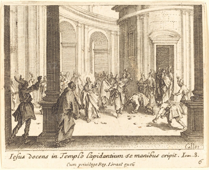Stoning of Jesus, 1635.