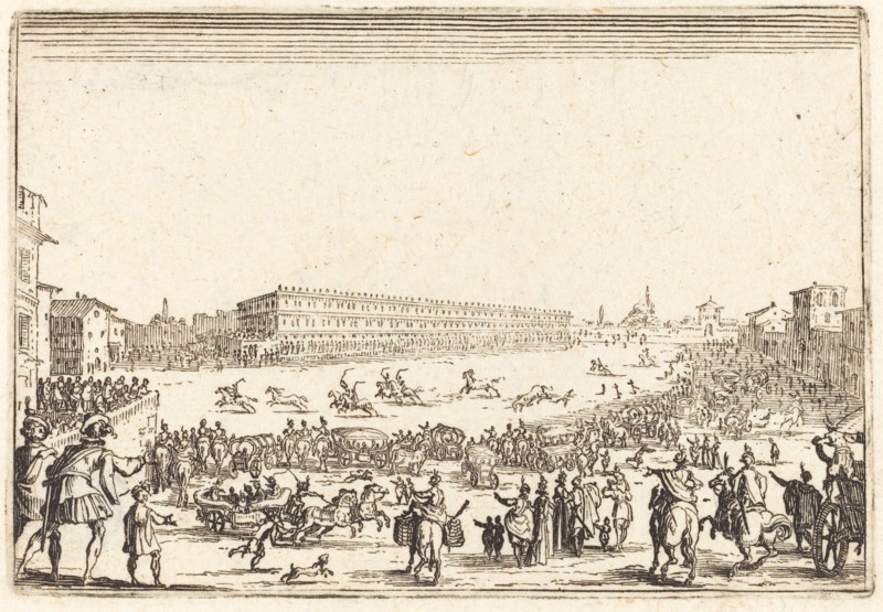 Piazza Santa Croce, Florence, c. 1622.