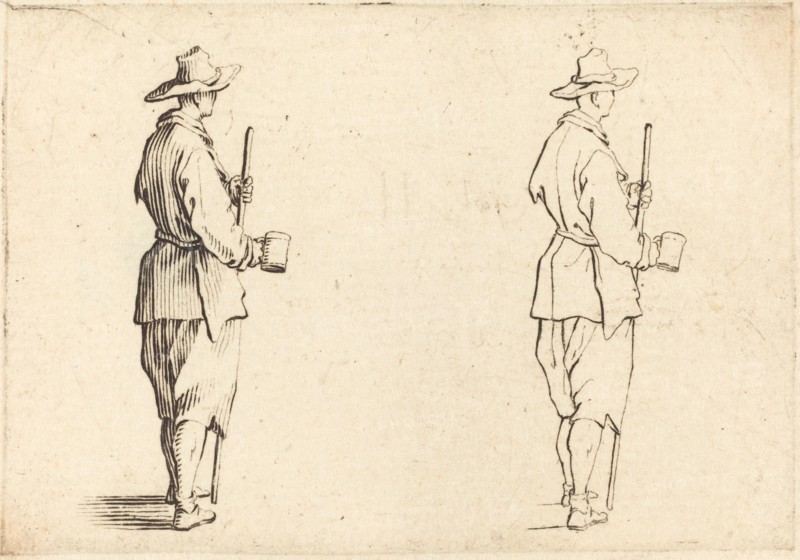 Peasant with a Cup, c. 1617.