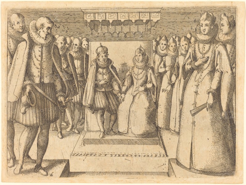 Meeting of Margaret of Austria and Philip III, 1612.