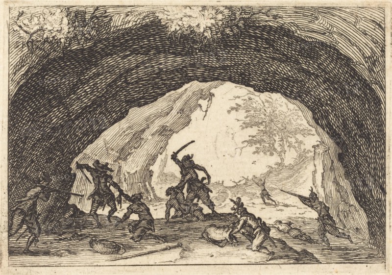 Soldiers Attacking Robbers, c. 1617.
