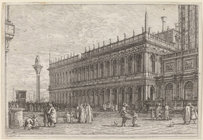 La libreria. V., in or before 1742.