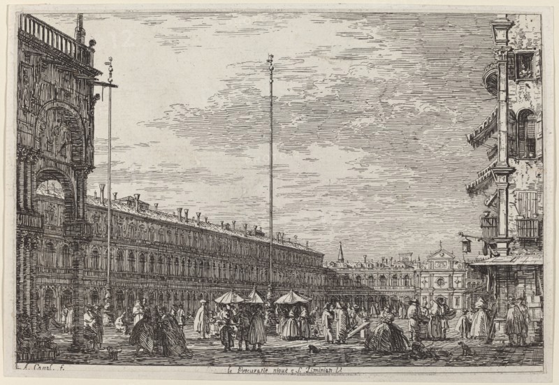 Le Procuratie niove e S. Ziminian V., c. 1735/1746.