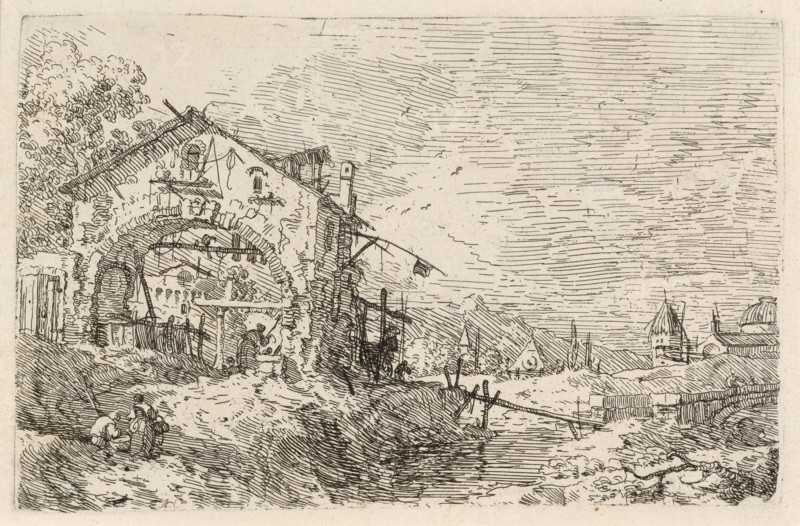 Landscape with a Woman at a Well, c. 1740.