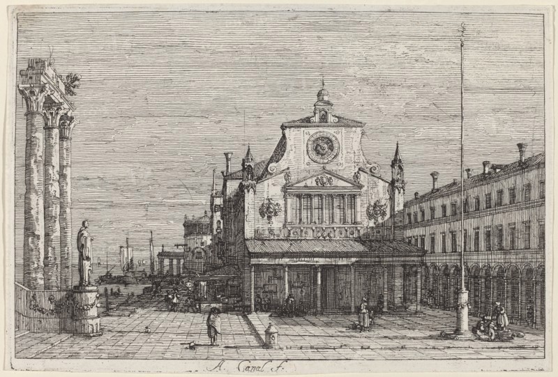 Imaginary View of S. Giacomo di Rialto, c. 1735/1746.