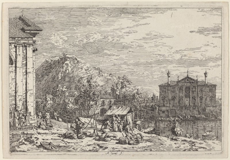 The Market at Dolo, c. 1735/1746.