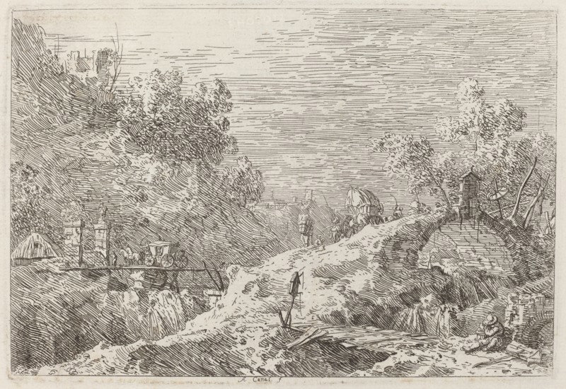 Mountain Landscape with Five Bridges, c. 1735/1746.