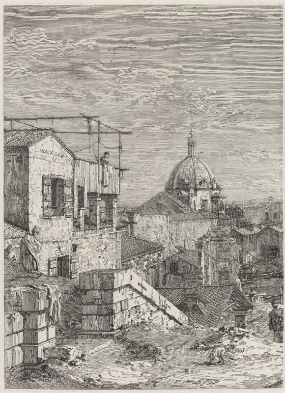 The House with the Inscription [left], 1741.