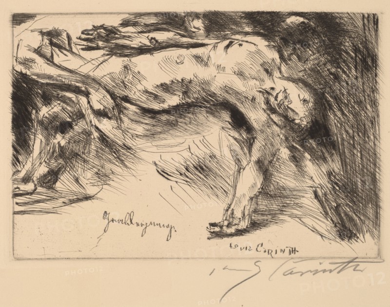 Grablegung (Burial), 1921-1922.