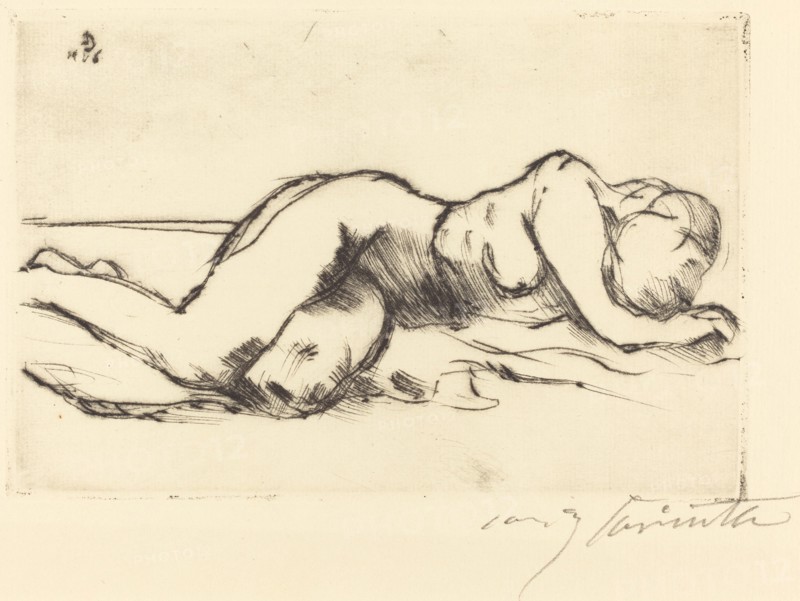 Weiblicher Akt (Female Nude), 1916.
