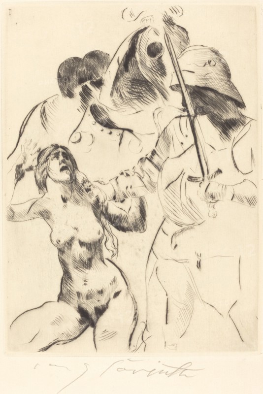Frauenraub III (Abduction III), 1914.