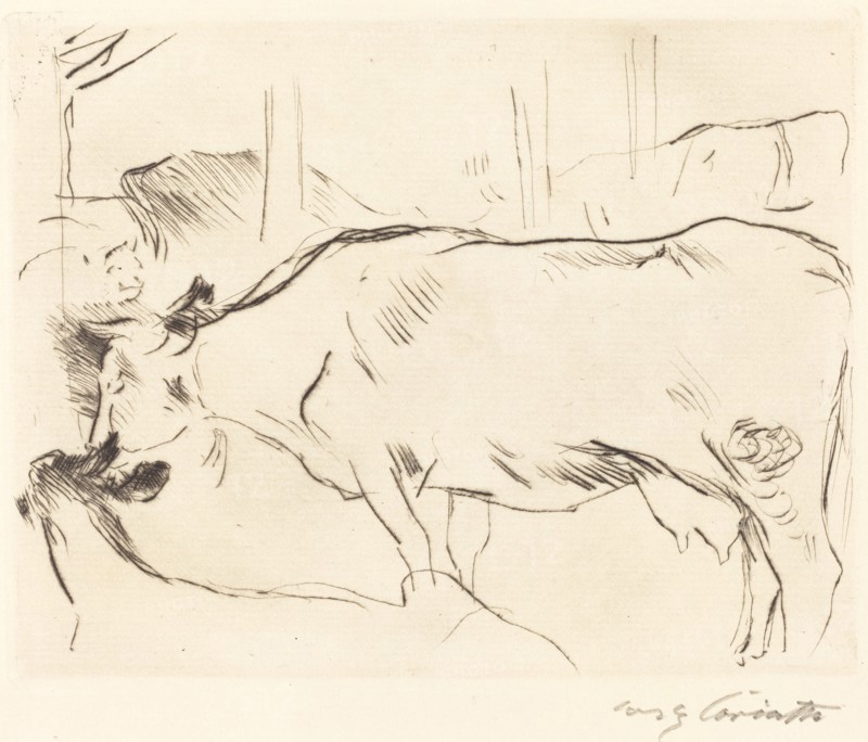 Kuhstall II (Cow Barn II), 1914.