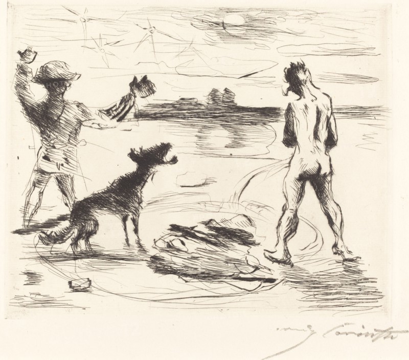 Das Gastmahl des Trimalchio: pl. VII (The Banquet of Trimalchio: pl. VII), 1919.