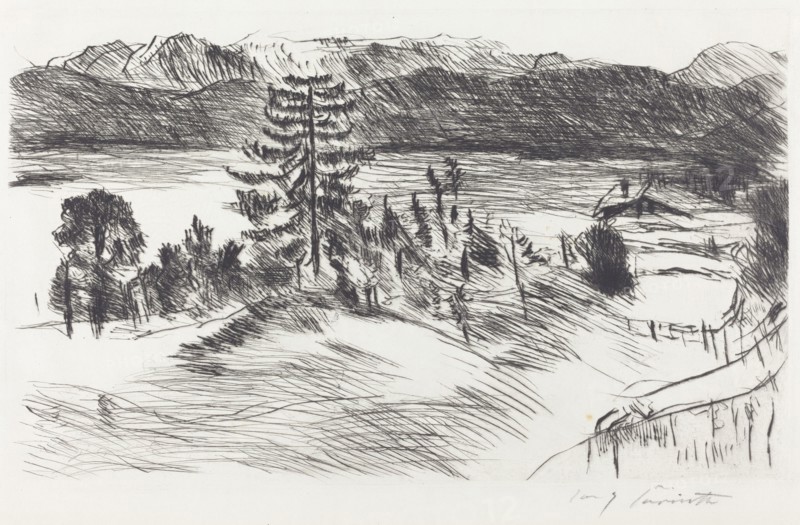 Grosse Walchenseelandschaft (Large Walchensee Landscape), 1923.