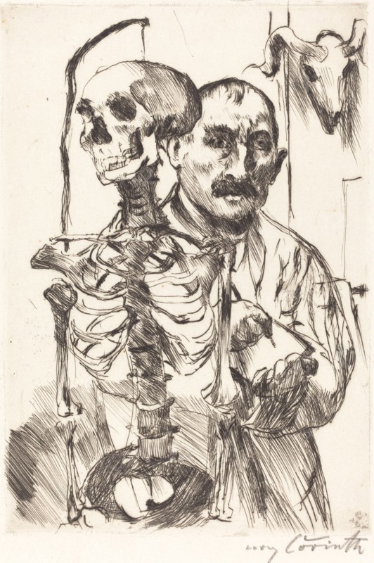 Der Künstler und der Tod II (The Artist and Death II), 1916.