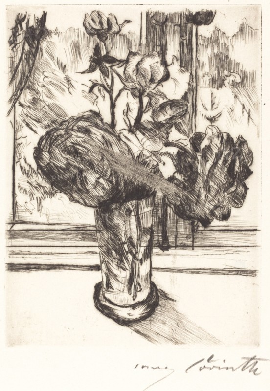Rosen in einem Wasserglas (Roses in a Glass of Water), 1916.