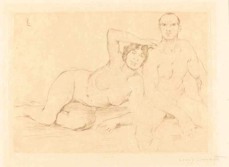 Zwei Menschen (Two Nudes), 1908.