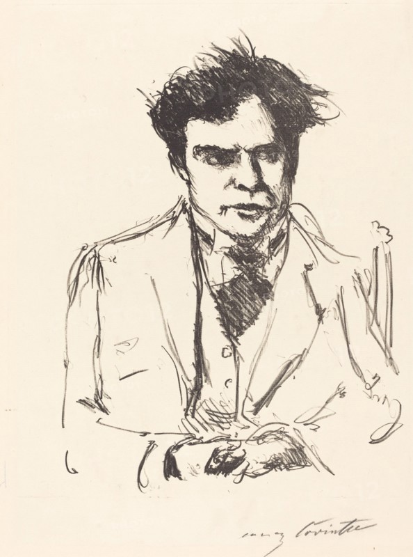 Bildnis Joseph Schwarz (Portrait of Joseph Schwarz), 1916.