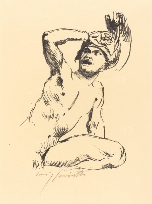 Kniender Krieger in Abwehr I (Kneeling Warrior I), 1914.