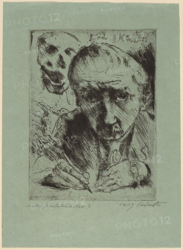 Tod und Künstler (Death and the Artist), 1920-1921.