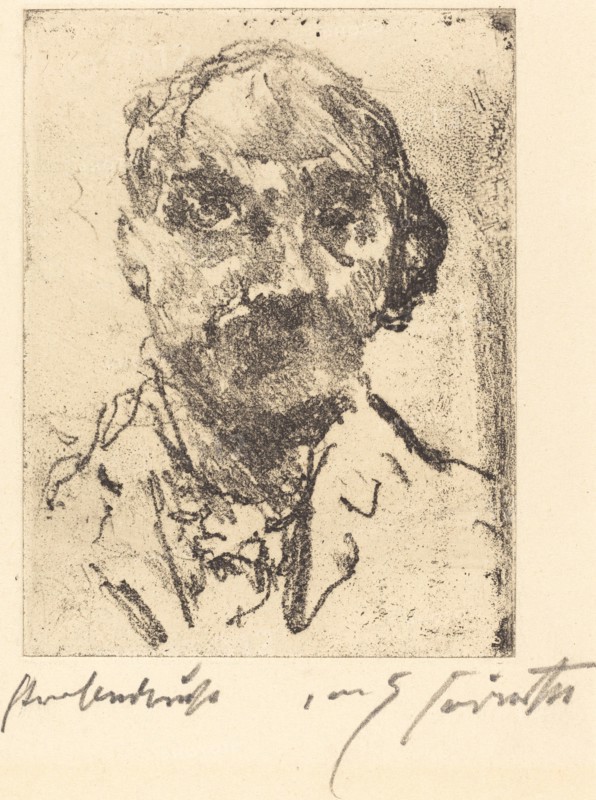 Selbstbildnis (Self-Portrait), 1921/1922.