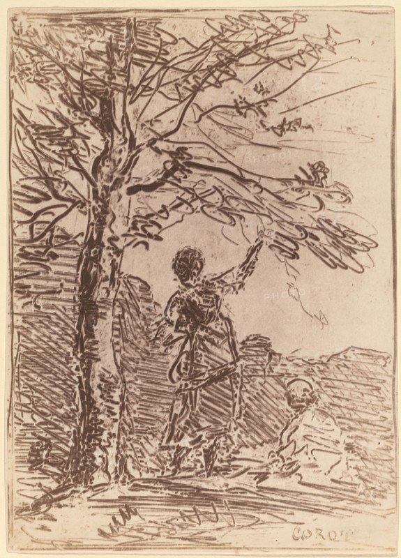 Young Woman and Death (La Jeune Fille et la Mort), 1854.