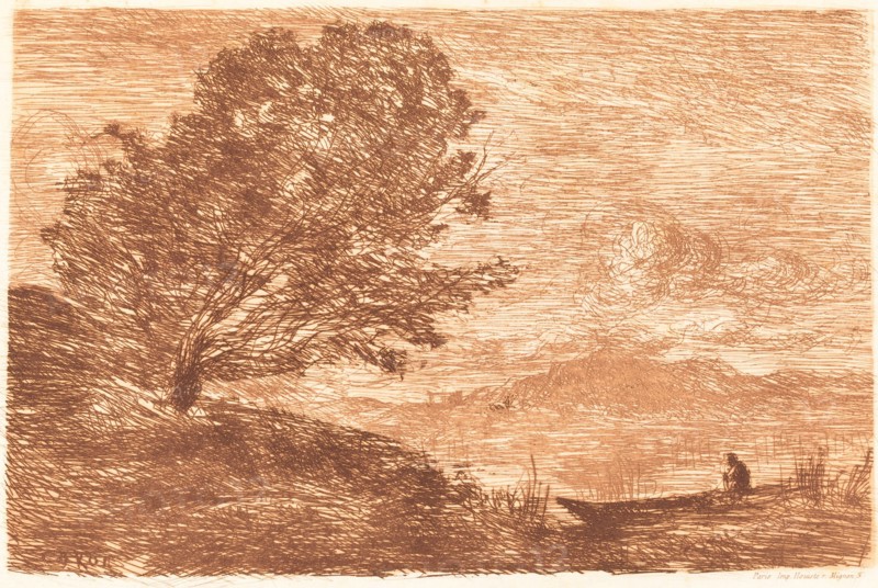 A Lake in the Tyrol (Un lac du Tyrol), 1863.