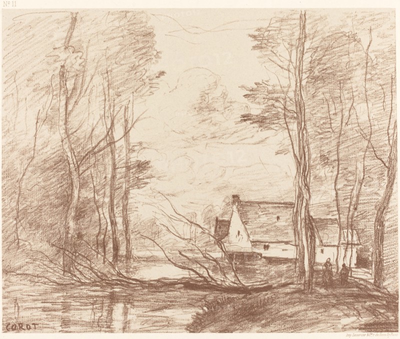 The Mill of Cuincy, near Douai (Le Moulin de Cuincy, pres Douai), 1871.
