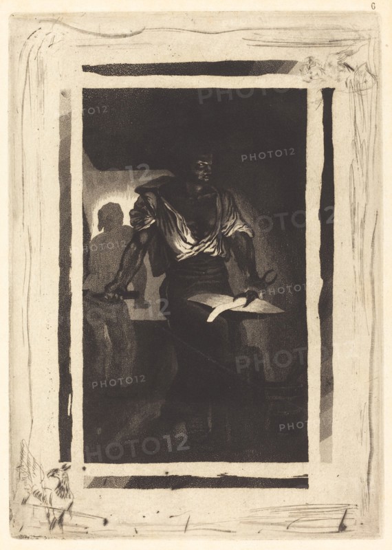 A Blacksmith (Un Forgeron), 1833.