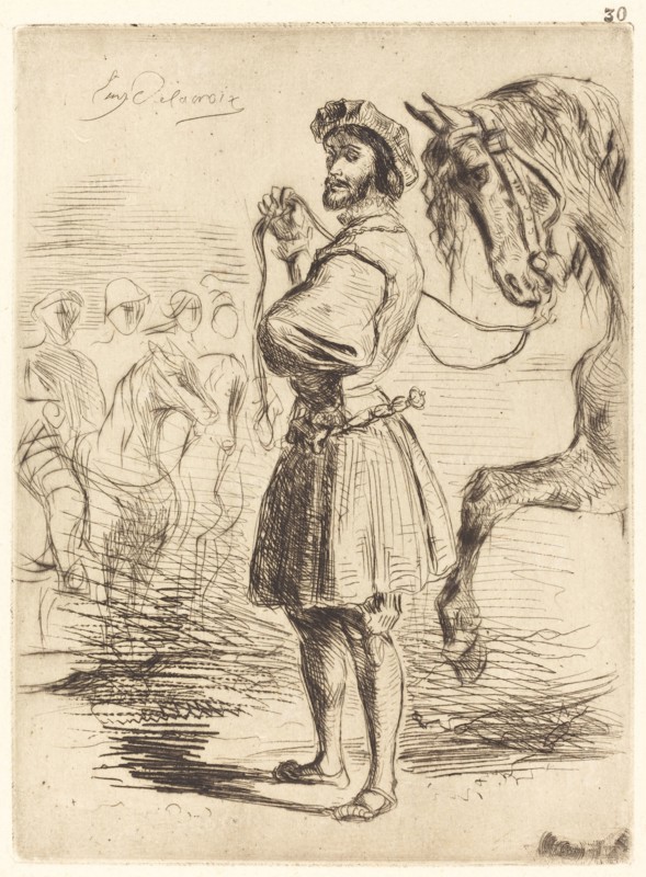 A Lord from the Period of Francis I (Un Seigneur de temps de François Ier), 1833.