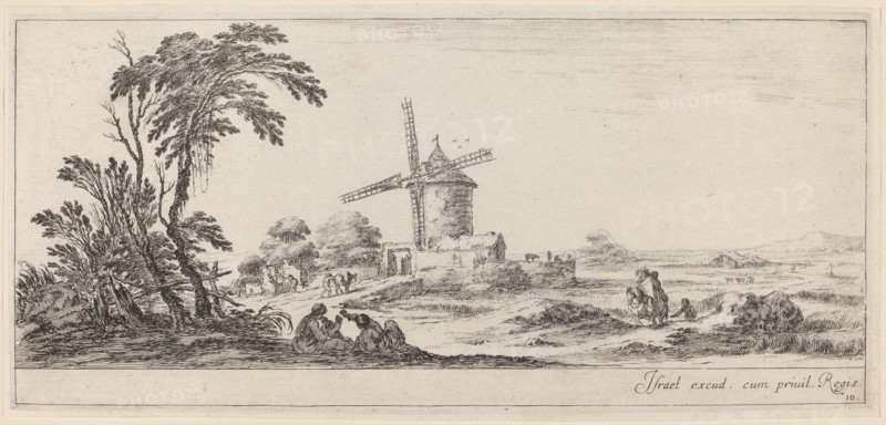 Landscape with Windmill, in or before 1647.