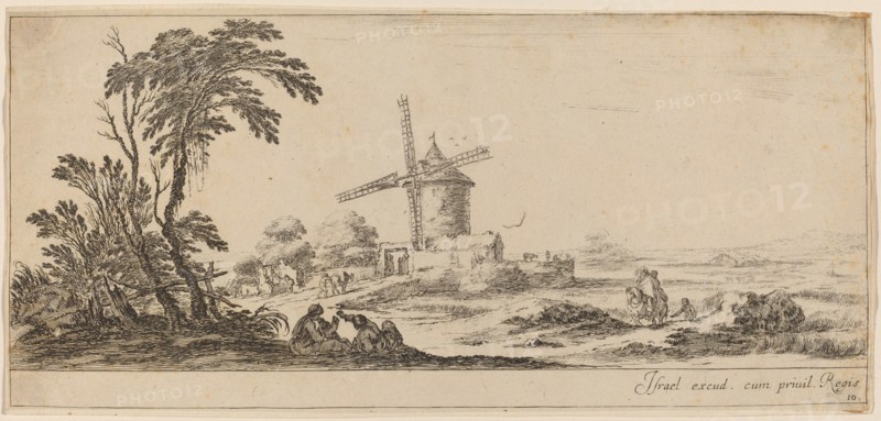Landscape with Windmill, in or before 1647.
